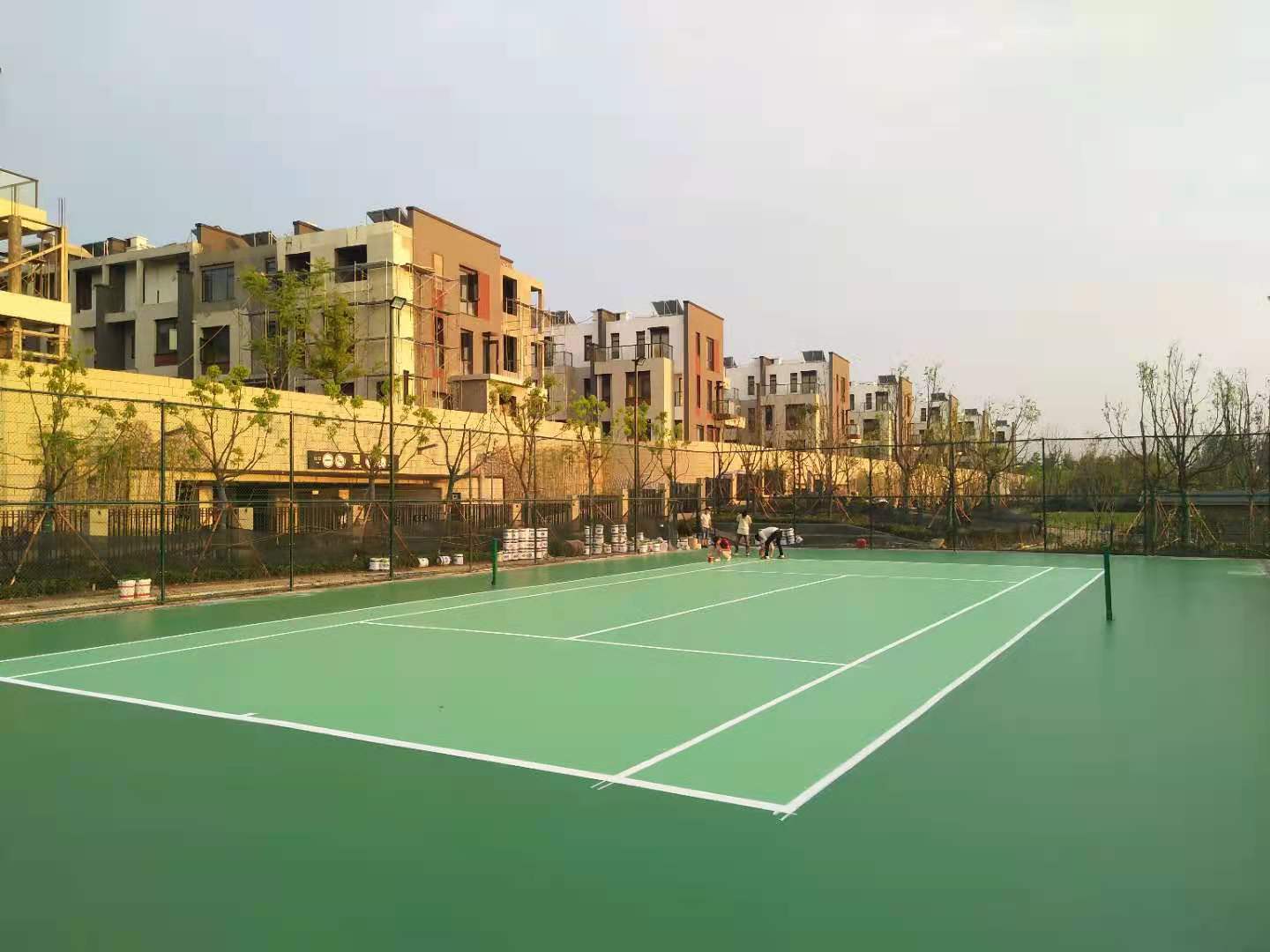 南京瑞安翠湖山別墅區(qū)網(wǎng)球場(chǎng)